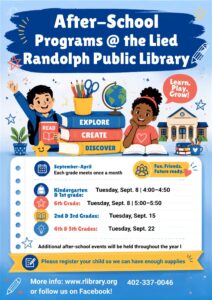 After-School Programs Flyer (Sept–April)