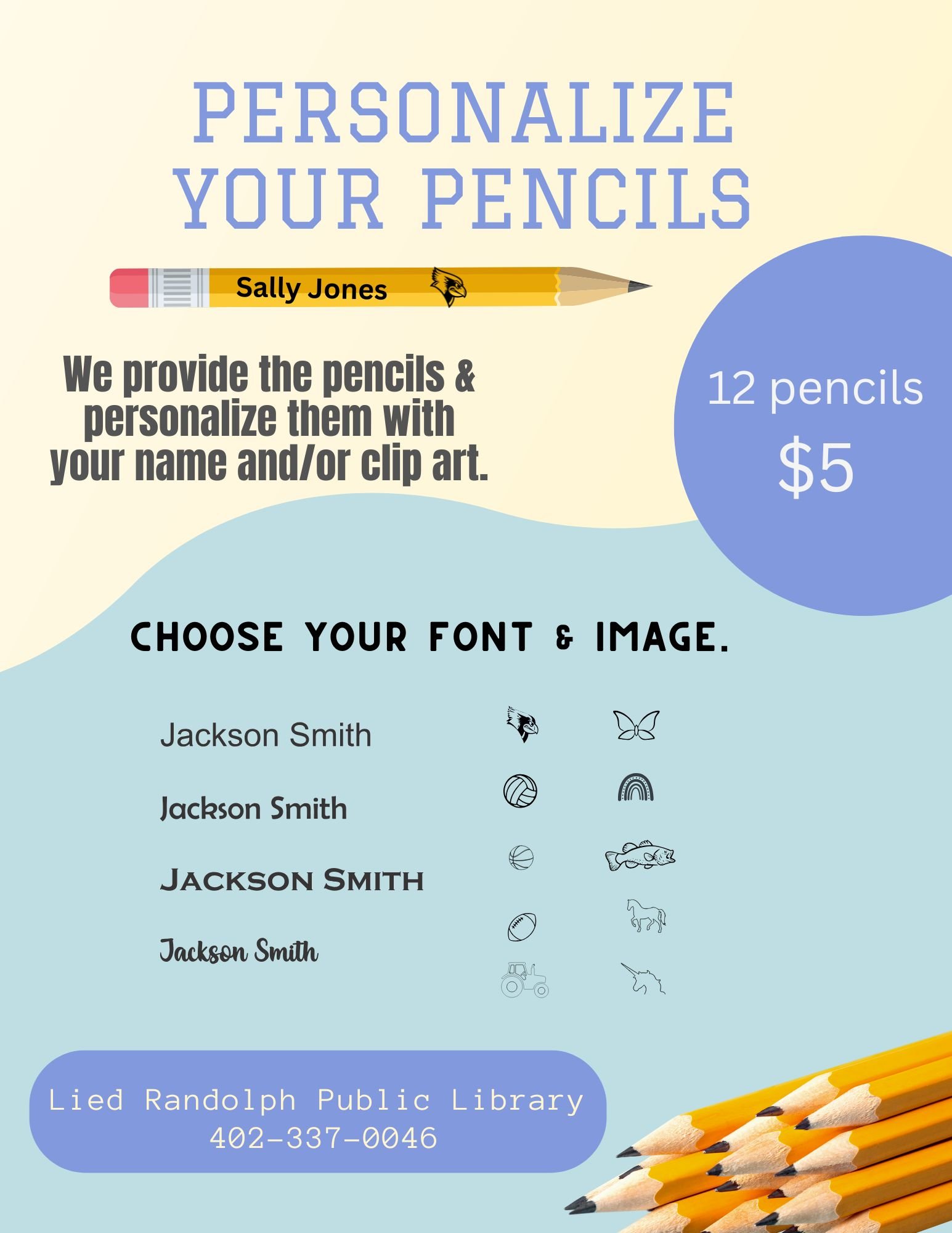 Personalize your Pencils