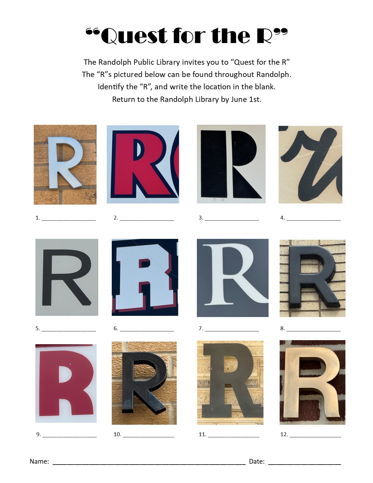 Quest for the R