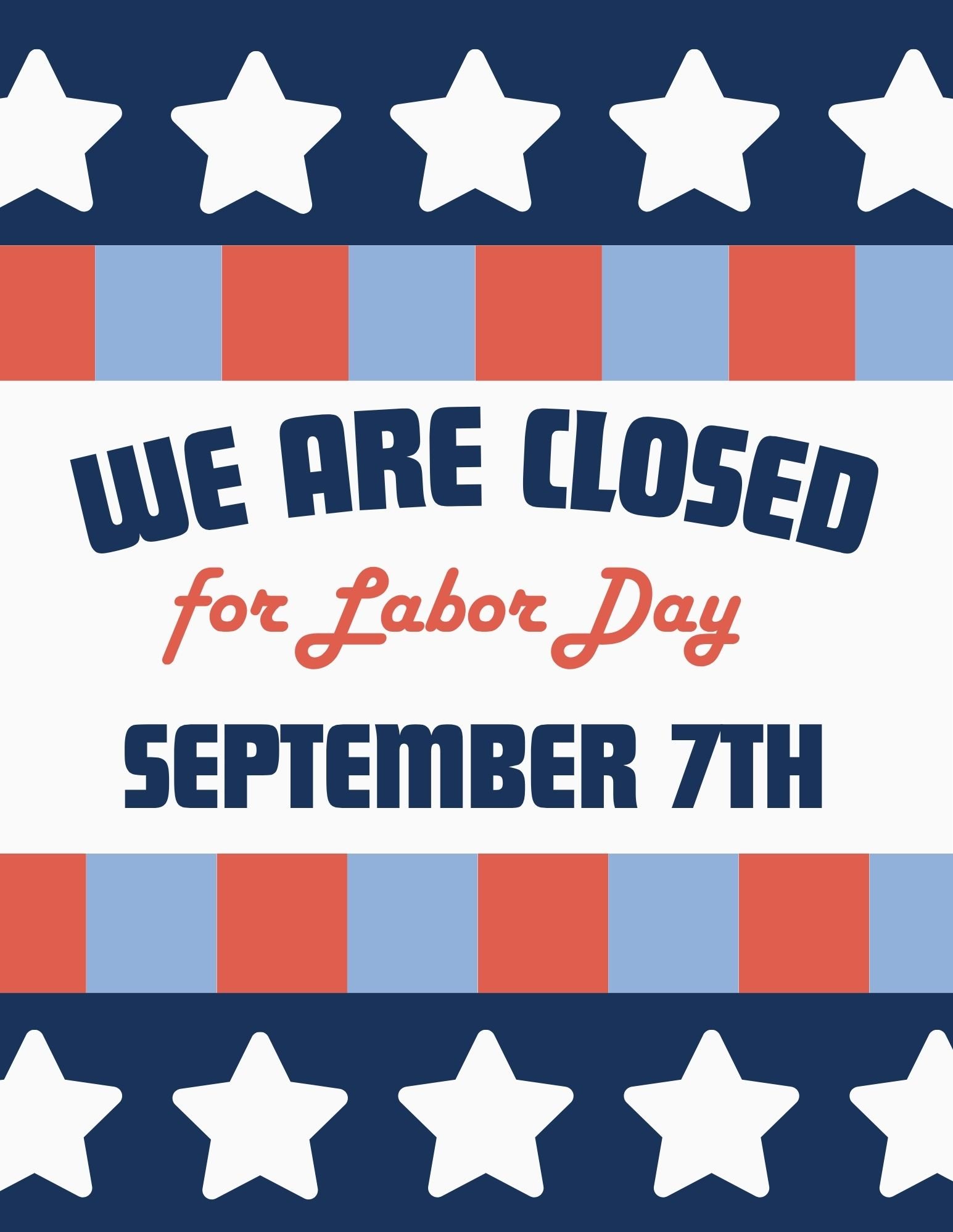 for Labor Day